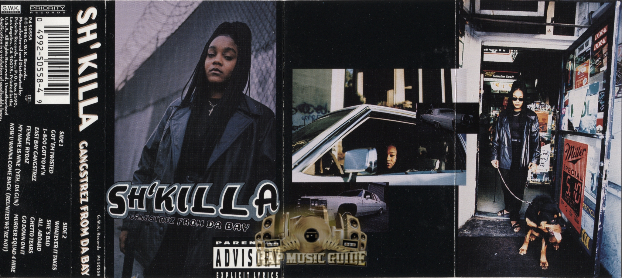 Sh'Killa - Gangstrez From Da Bay: Cassette Tape | Rap Music Guide
